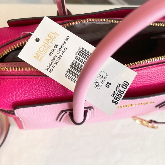 🌸NeW! Michael Kors Mercer Belted MD Satchel - Picture 8 of 8